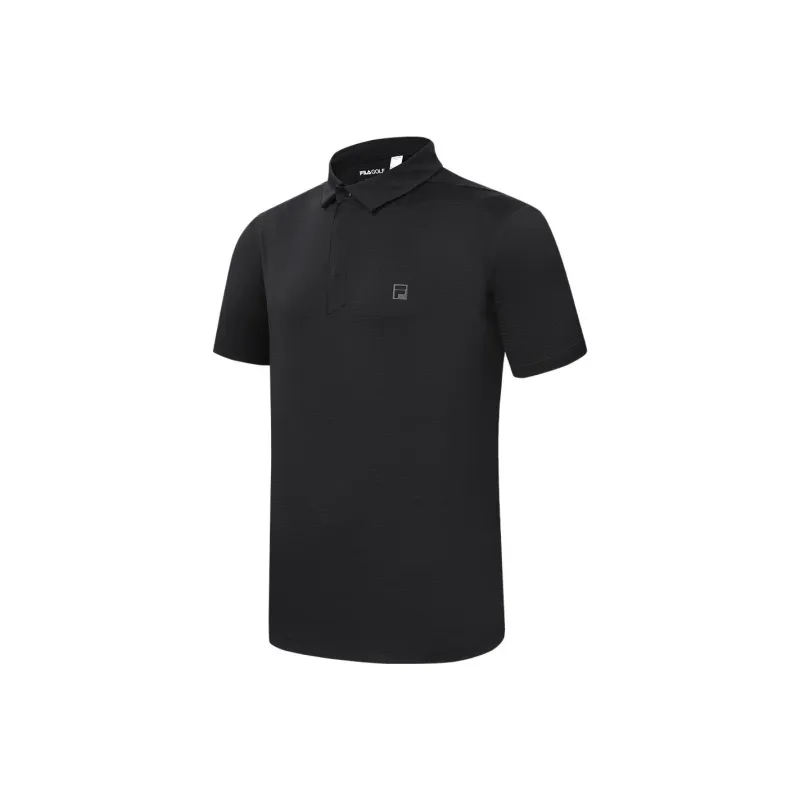 FILA Polo Shirt Men's Pitch Black-0