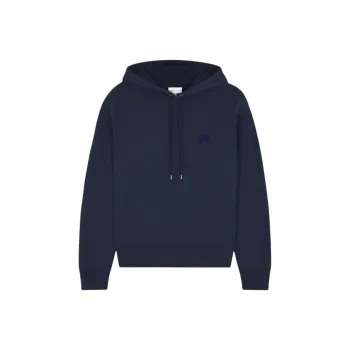 Maison Kitsune Bold Fox Head Patch Drawstring Hoodie