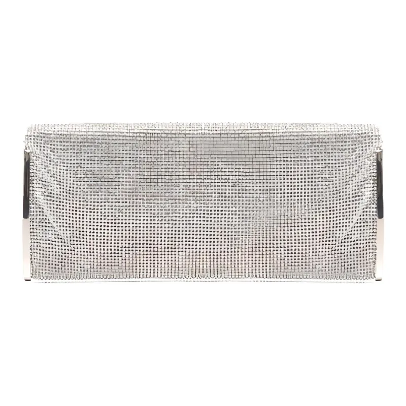 BENEDETTA BRUZZICHES Kate Chain Link Clutch Bag-2