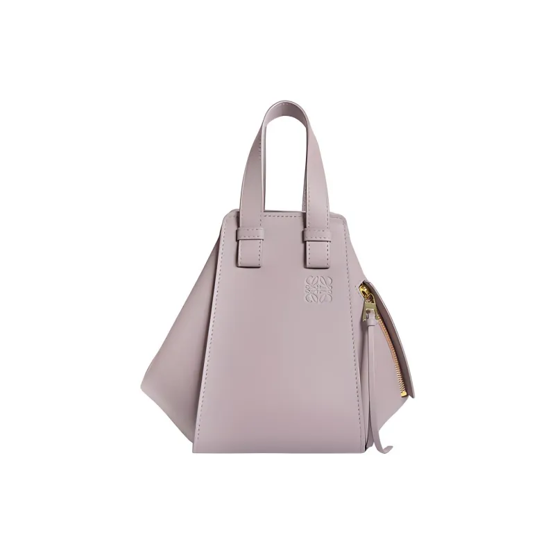 LOEWE Cow Leather Shoulder Bag, Crossbody Bag, Handbag Women's Light Purple-0