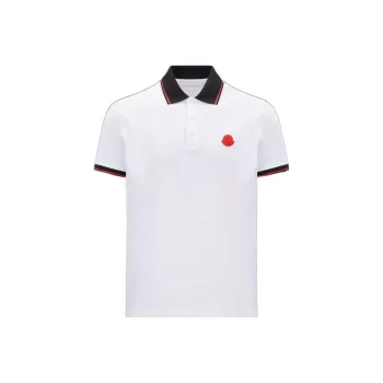 Moncler Polo Shirts Men White