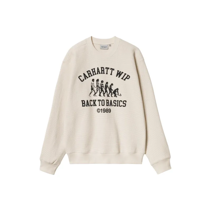 Carhartt WIP FW24 Main Basics Sweat Sweatshirt Unisex Natural Beige-0