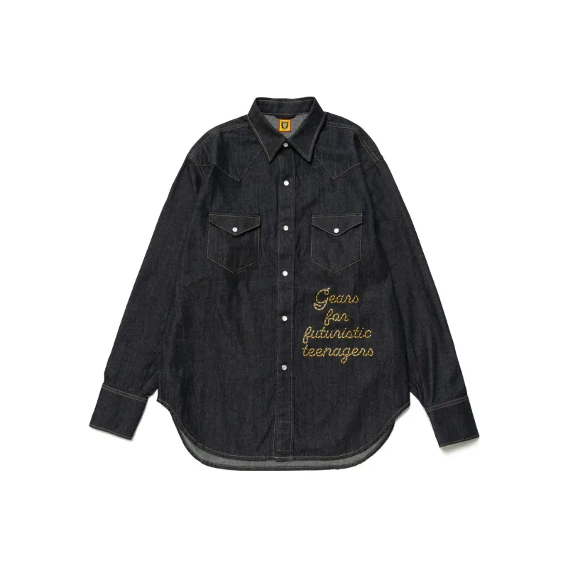 HUMAN MADE Denim Western Shirt-0