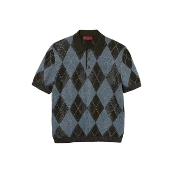 GUCCI SS25 Polo Shirt Men's Multicolor