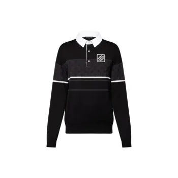 LOUIS VUITTON SS25 Men's Spring Capsule Collection Polo Shirt Men's Black