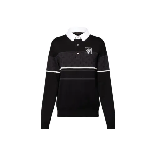 LOUIS VUITTON SS25 Men's Spring Capsule Collection Polo Shirt Men's Black