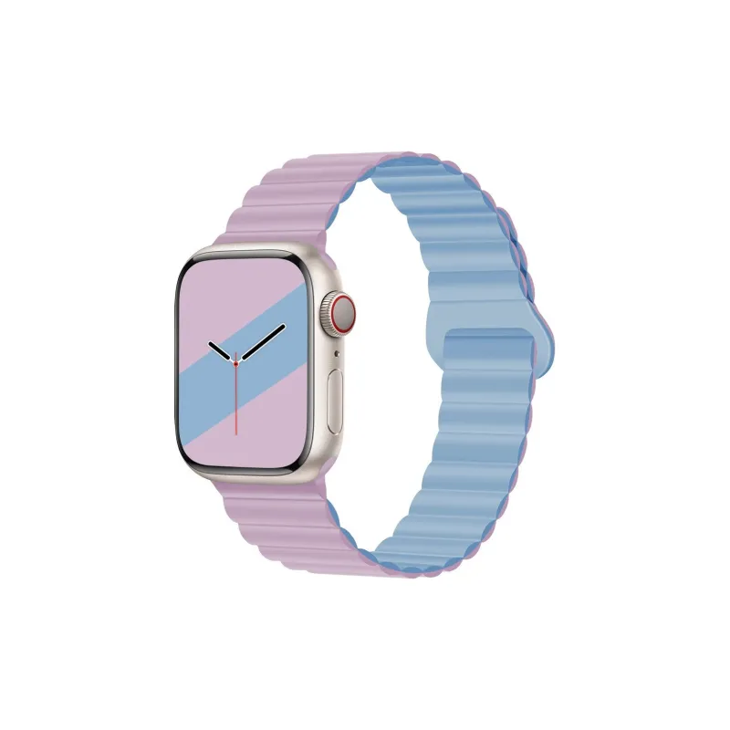 DUALMM Apple Compatibility Watch Band 225 255mm Silicone Material-8