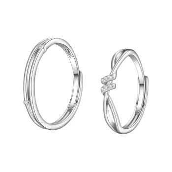 SOFTDORA S925 Silver Rings Unisex
