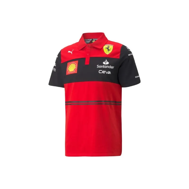 PUMA Ferrari Polo Shirts Men Red-0