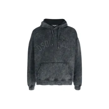DSQUARED 2 Logo Printed Drawstring Hoodie