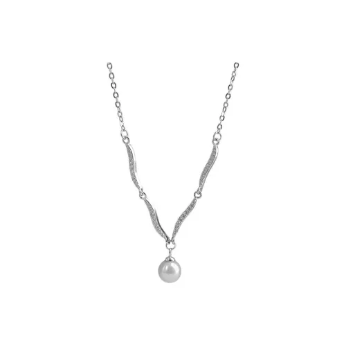 Heart Grass 999 Fine Silver Necklaces Women's