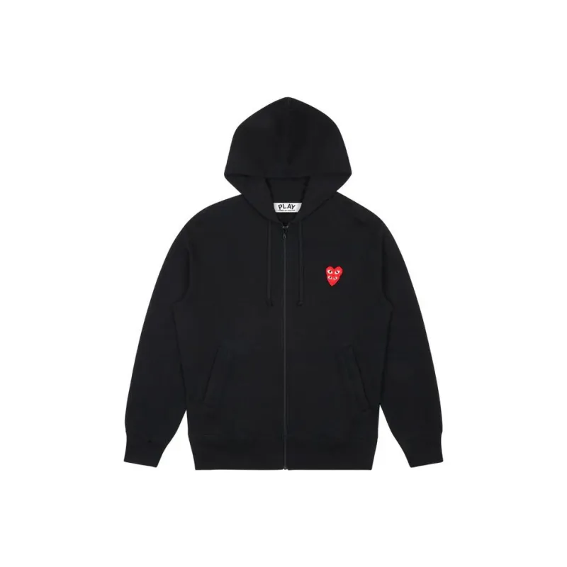 CDG Play Sweatshirt Unisex Black-0