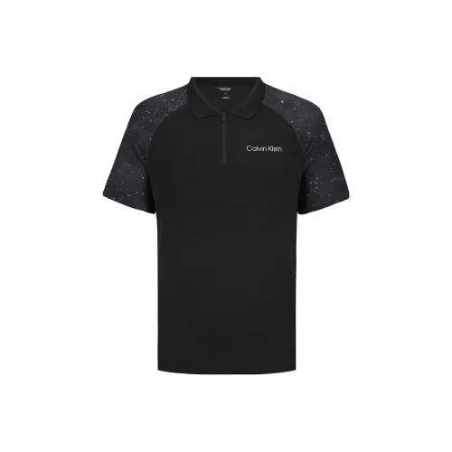 Calvin Klein Polo Shirts Men Black