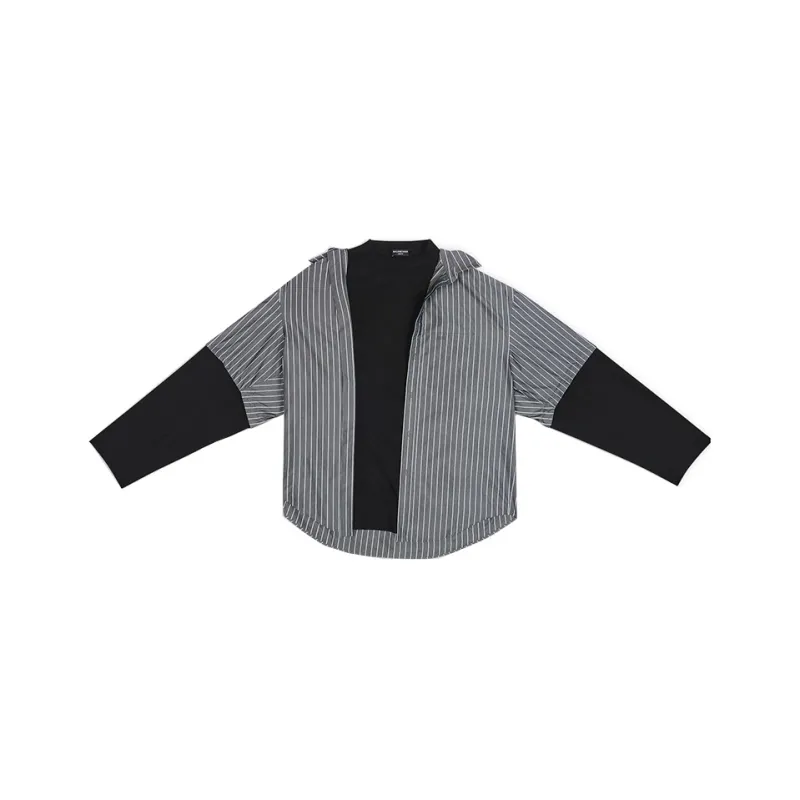 Balenciaga FW22 Shirt Loose Fit Style Men's Black-0