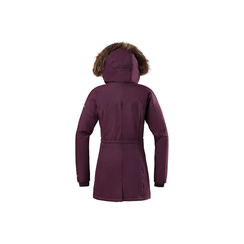 Columbia Puffer Jacket Women's Burgundy-1