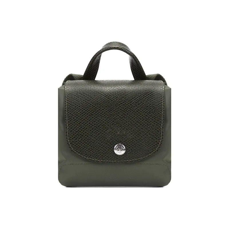 LONGCHAMP Le Pliage Green Canvas Backpack Women's Forest-6