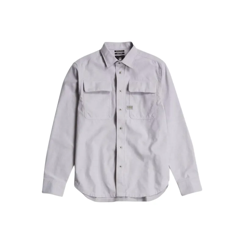 G STAR RAW Shirt Men's Light Gray-0