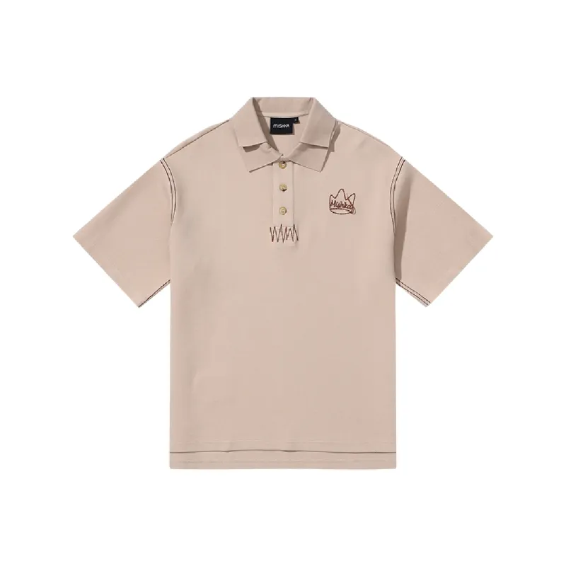 Mishkanyc Polo Shirts Men Beige-0