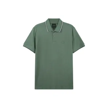 ARMANI EXCHANGE SS23 Polo Shirt Men's Dark Green