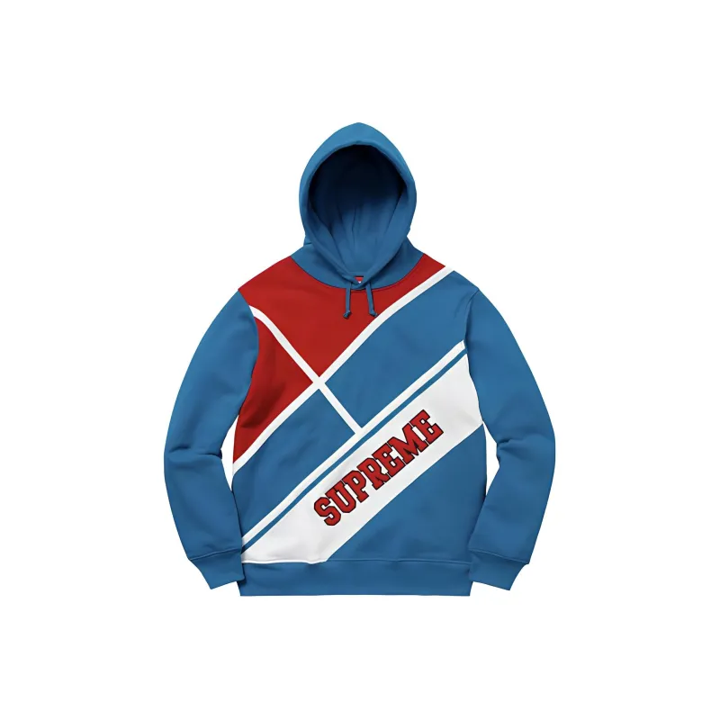 Supreme Diagonal Hooded Sweatshirt-1