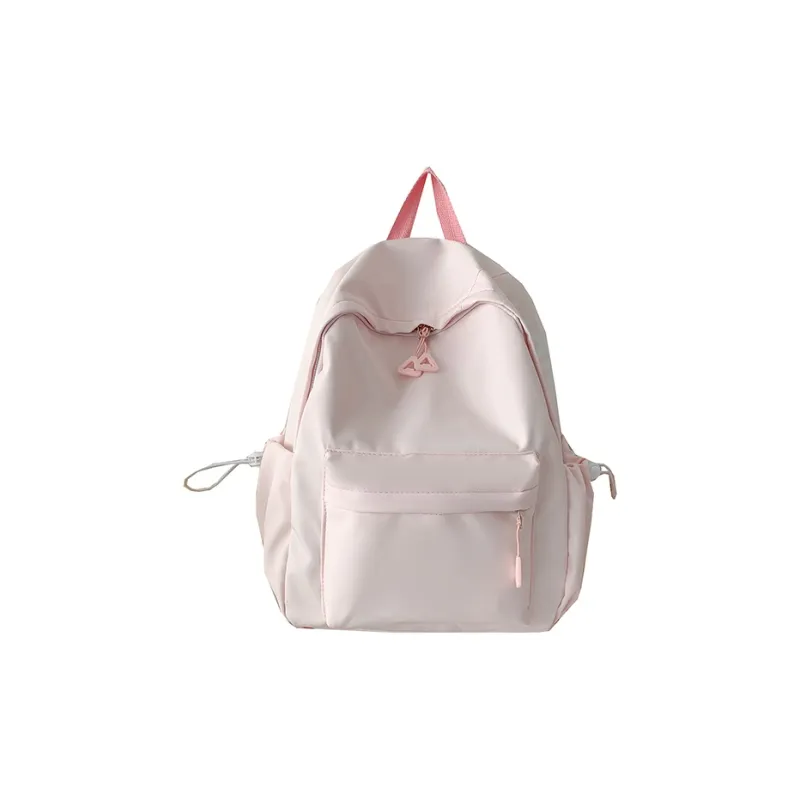 ZOGA Composite Cloth Backpack Regular Unisex White/Black/Pink/Lake Blue/Yellow-12