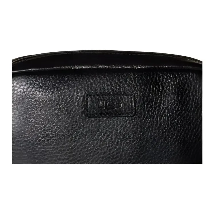 UGG Soft Genuine Leather Small Square Bag Shoulder Bag Crossbody Bag Women's Black-4