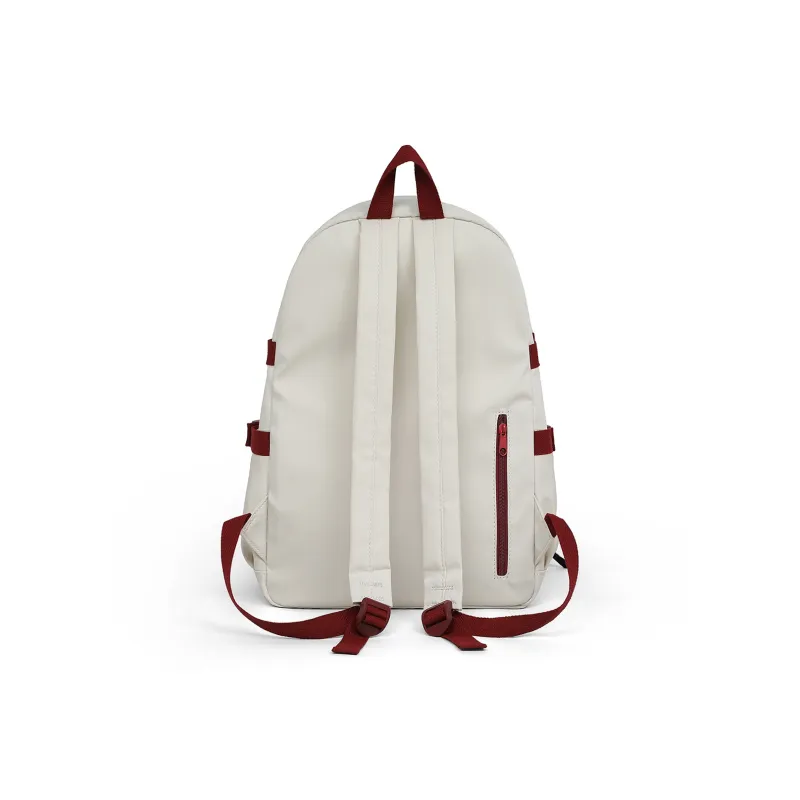 EBLAN Fabric Backpack Regular Unisex Beige/Black-4