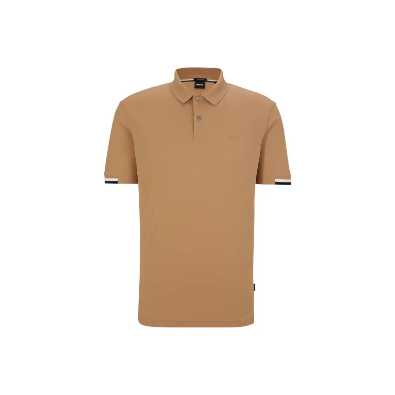 HUGO BOSS Polo Shirts Men Light Brown-0