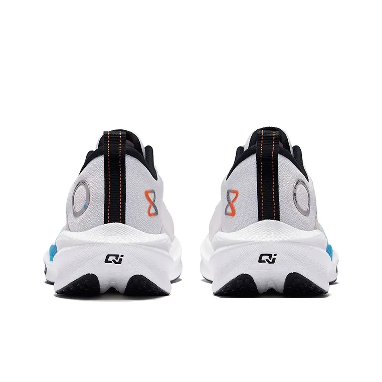 Erke Absolute Dust 4.0 Running Shoes Men Low Top Erke White Citrus-3