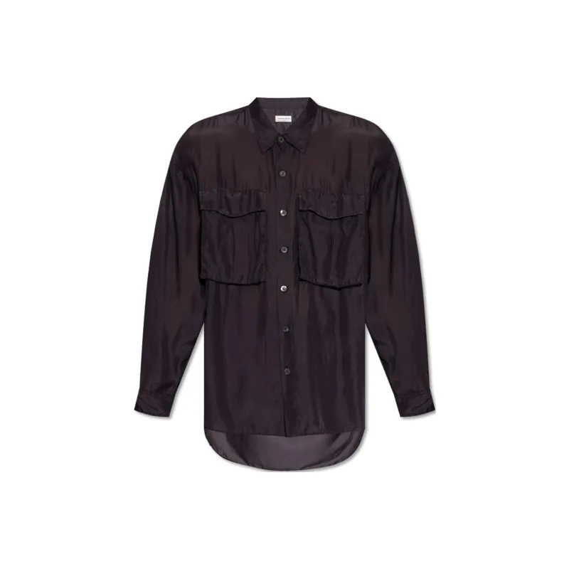 DRIES VAN NOTEN Shirt Men's Dark Purple-0