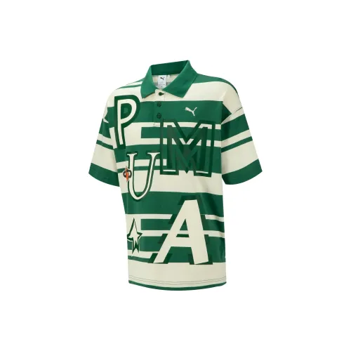 PUMA SS23 Polo Shirt Unisex Dark Green