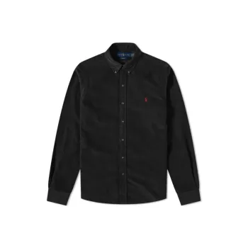 Polo Ralph Lauren Logo Embroidered Curved Hem Shirt