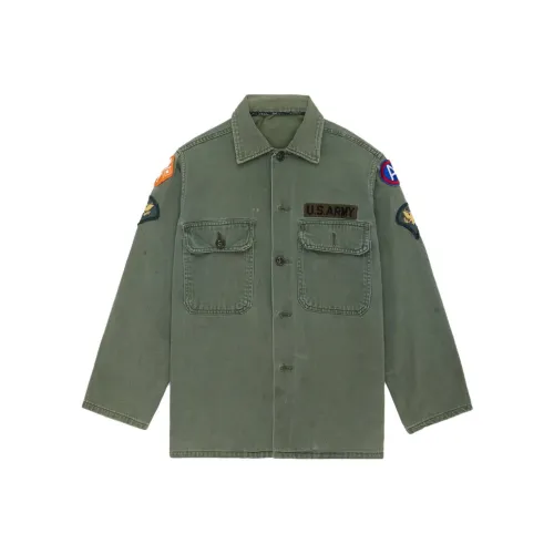 Alpha Industries Shirts Men Olive Green