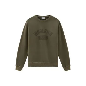 WOOLRICH Garment-Dyed 1830 Crewneck Sweatshirt