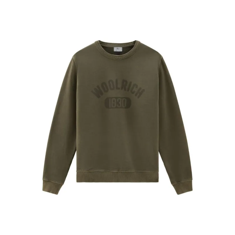 WOOLRICH Garment-Dyed 1830 Crewneck Sweatshirt-0