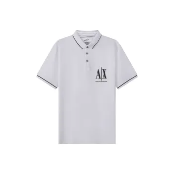 ARMANI EXCHANGE Polo Shirts Men White