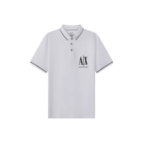 ARMANI EXCHANGE Polo Shirts Men White