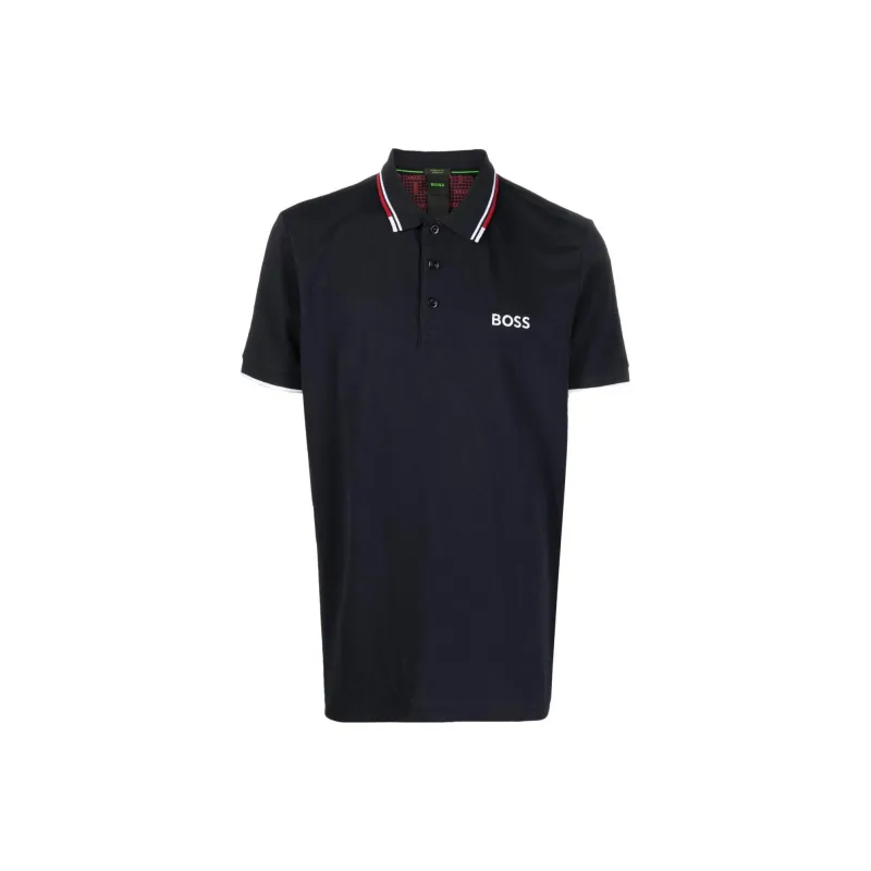 HUGO BOSS Logo embroidered Polo Shirt-0