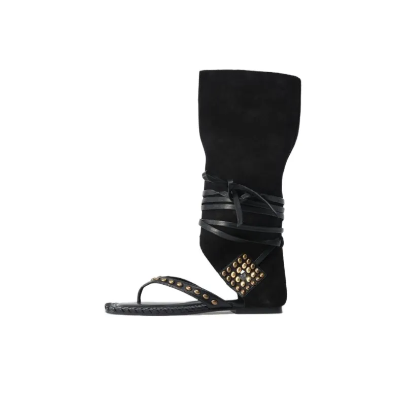 ZARA LIMITED EDITION Roman Sandals Women's Black-0