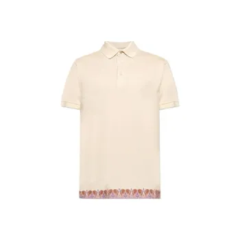 ETRO Paisley Motif Adorned Polo Shirt