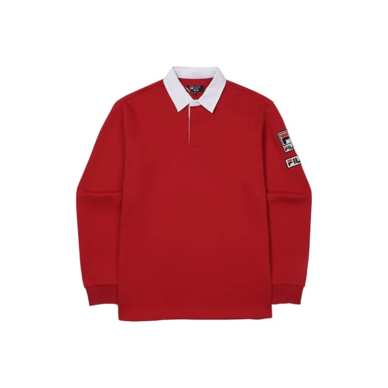 FILA Polo Shirts Unisex Red-0