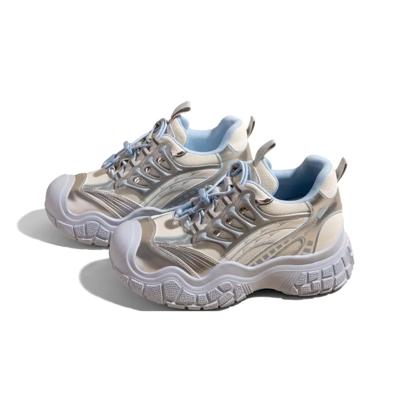 KODI Slip Resistant, Abrasion Resistant, Breathable Low Top Chunky Sneakers Women's-11