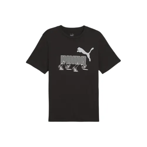 PUMA GRAPHICS SS25 T Shirt Men's Black