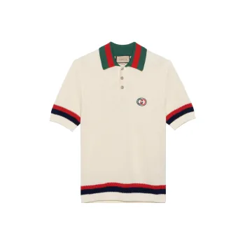 GUCCI Polo Shirts Men Ivory