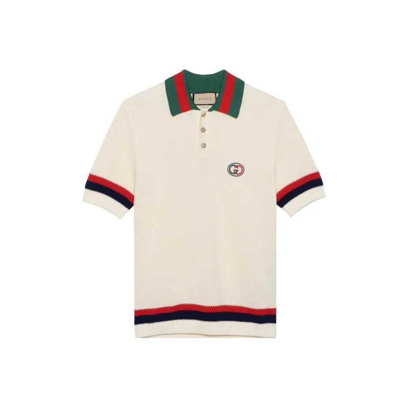 GUCCI Polo Shirts Men Ivory-0