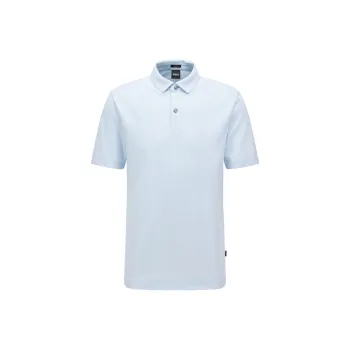 HUGO BOSS Polo Shirts Men Light Blue