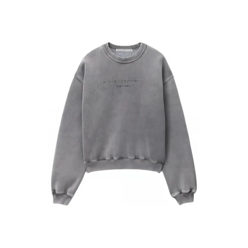Alexander Wang Logo embossed Acid Sweatshirt-0
