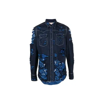 MARNI Shirts Men Blue