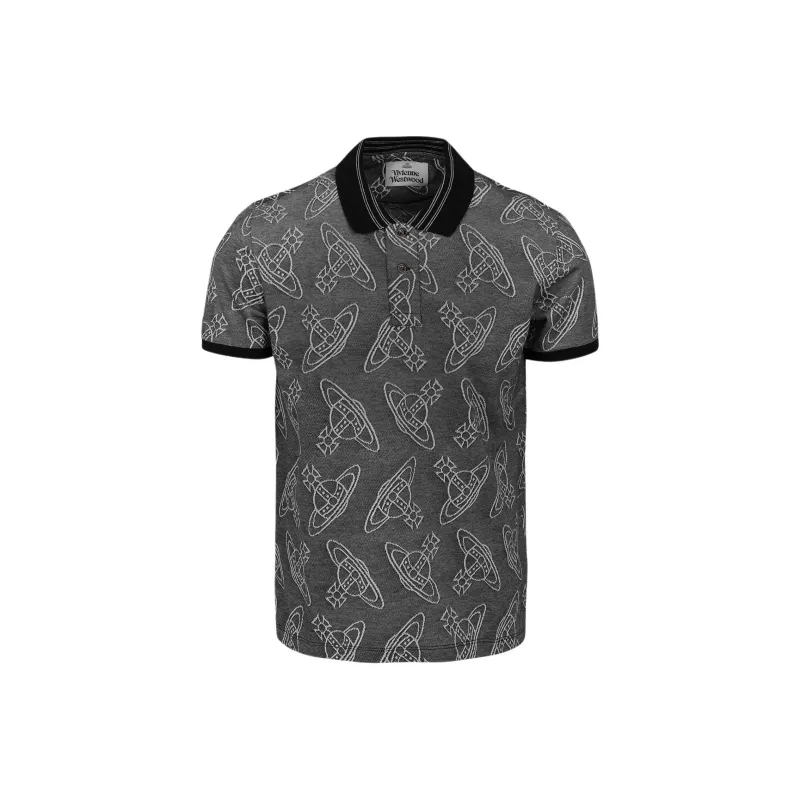 Vivienne Westwood SS23 Polo Shirt Men's Concrete Gray-0