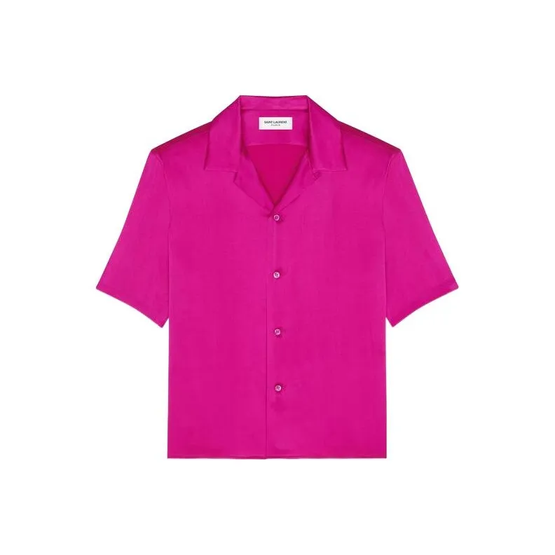 SAINT LAURENT Shark Collar Shirt-0